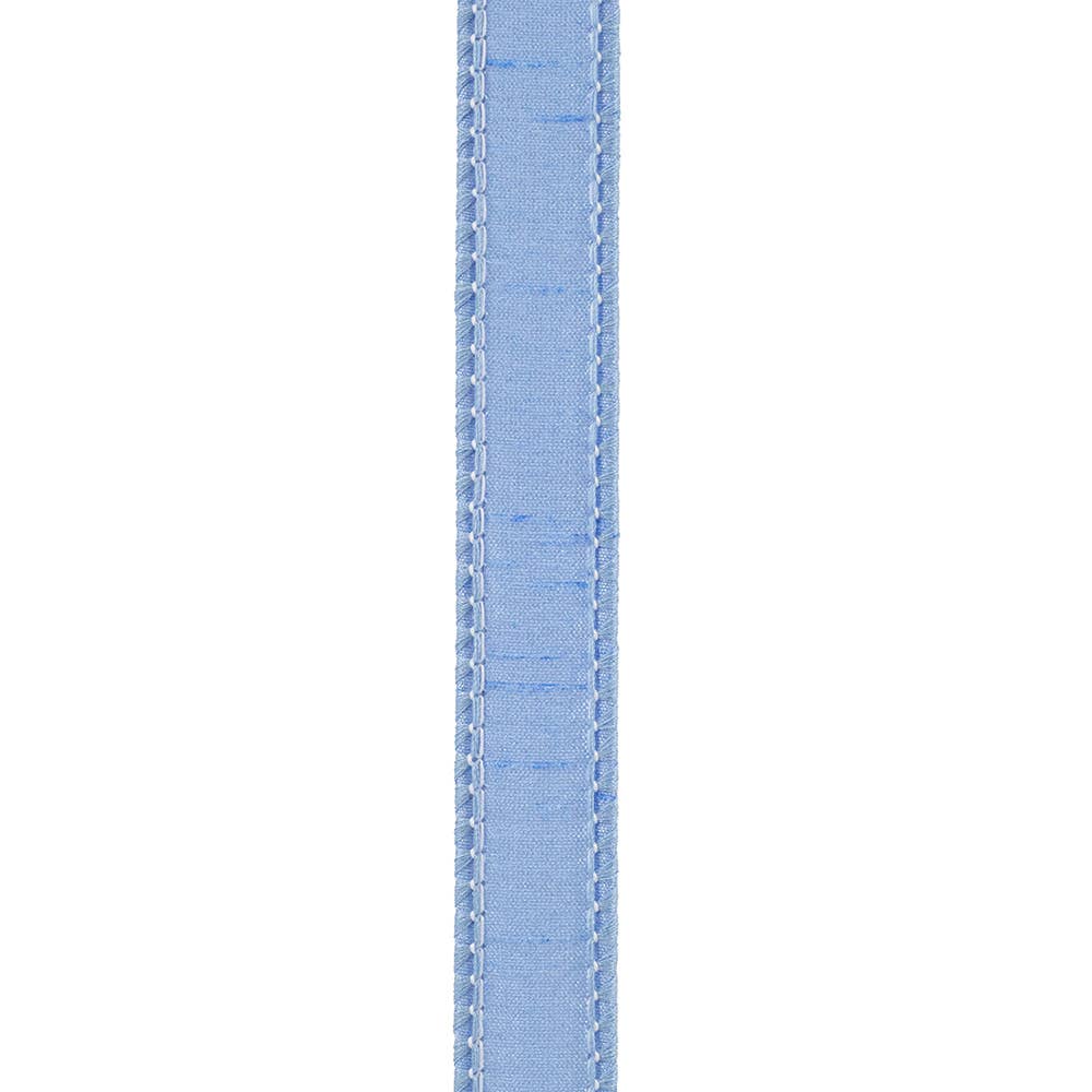 Dupioni Supreme Wired Edge, Light Blue, 7/8 In, 10 Yards