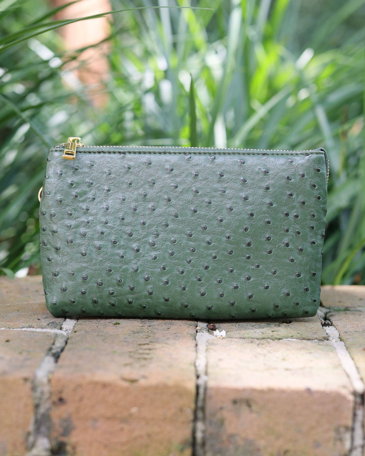 Liz Crossbody in Hunter Green