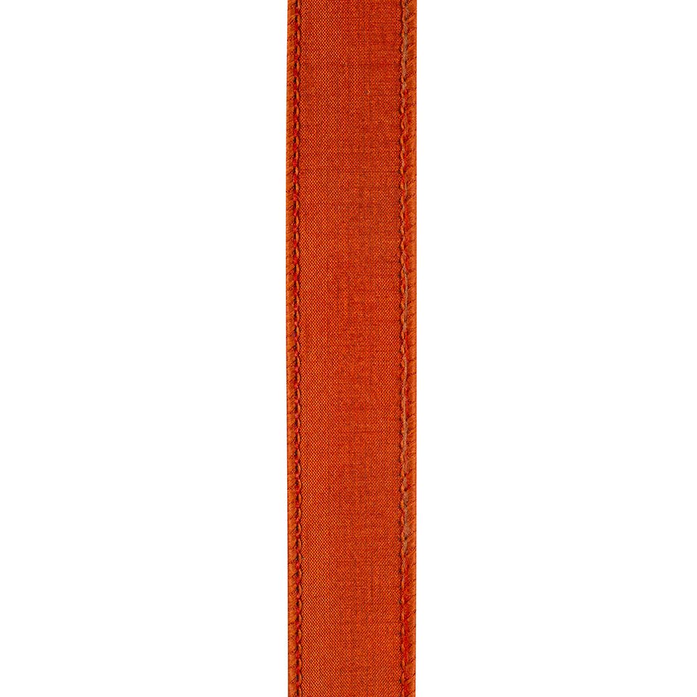 Tierra Sparkle Diagonal Check Fused, Rust, 1 In, 5 Yards