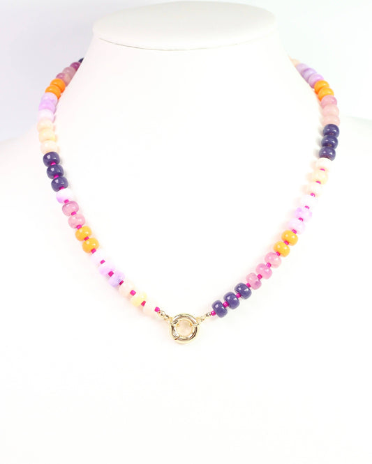 Iris Beaded Necklace
