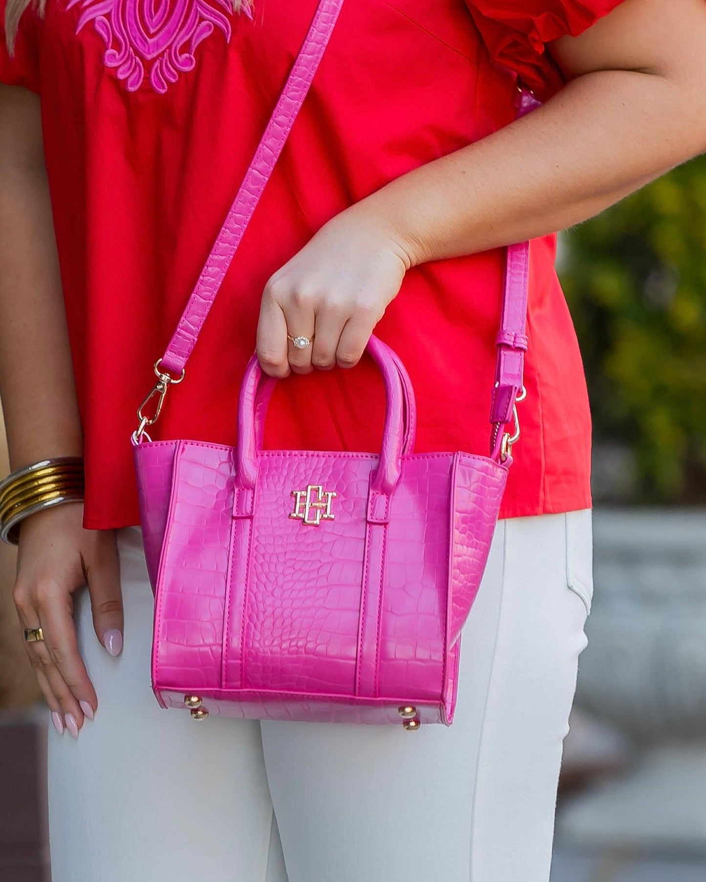 Merritt Mini Tote Hot Pink