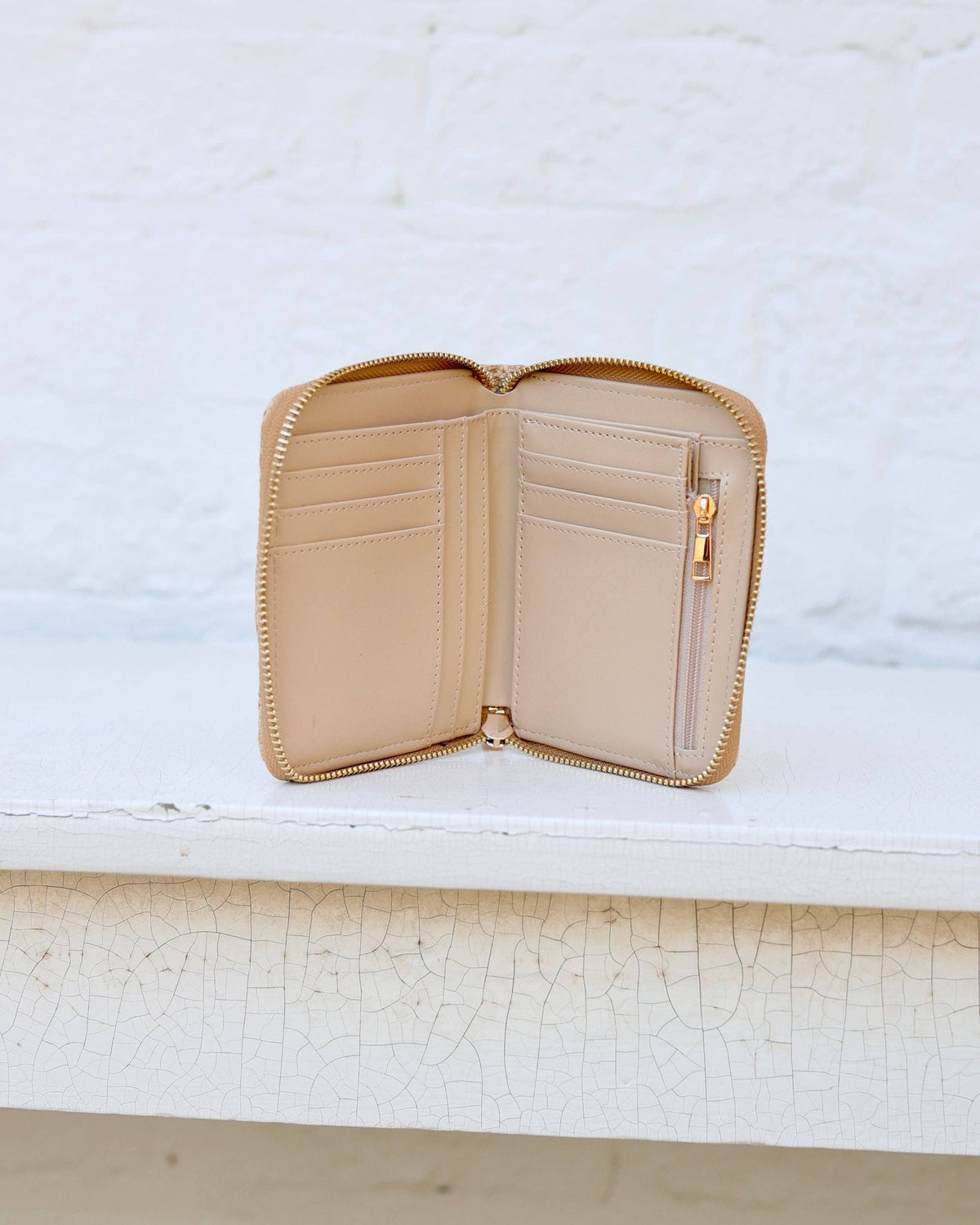 Blakely Wallet Woven in Tan
