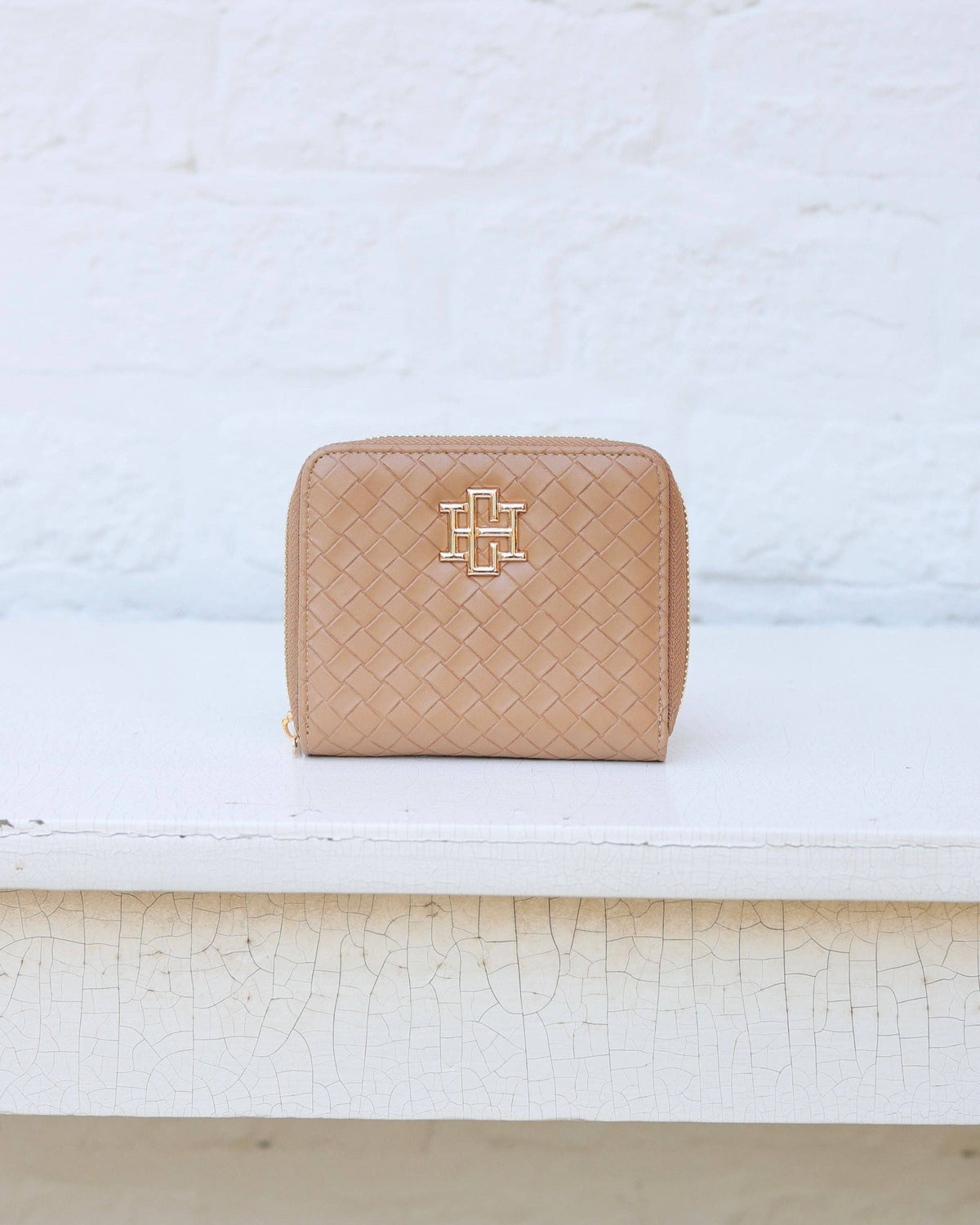 Blakely Wallet Woven in Tan