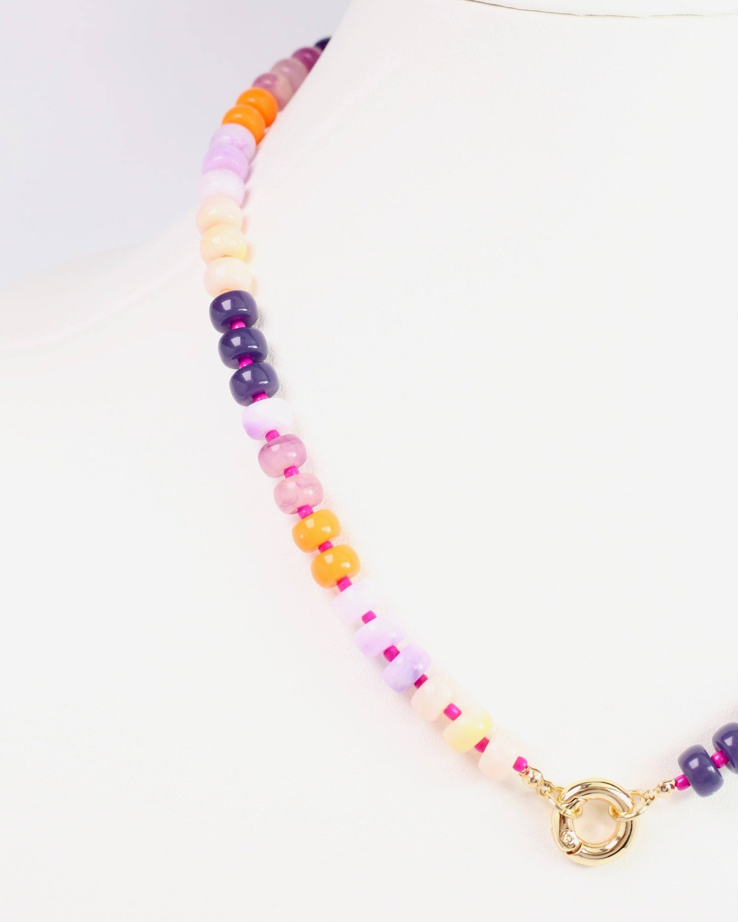 Iris Beaded Necklace
