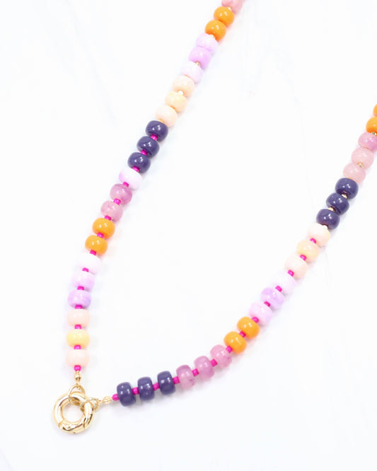 Iris Beaded Necklace