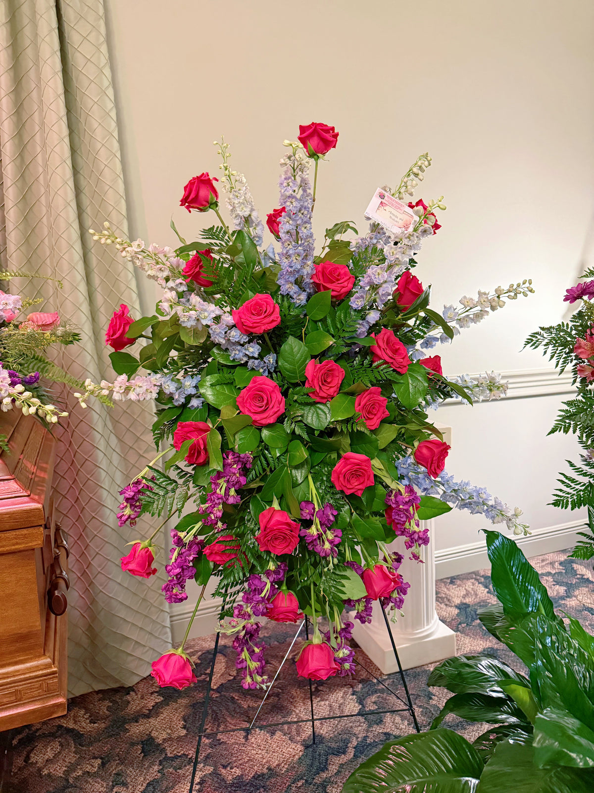 Fresh Flower Standing Spray - Designers Choice