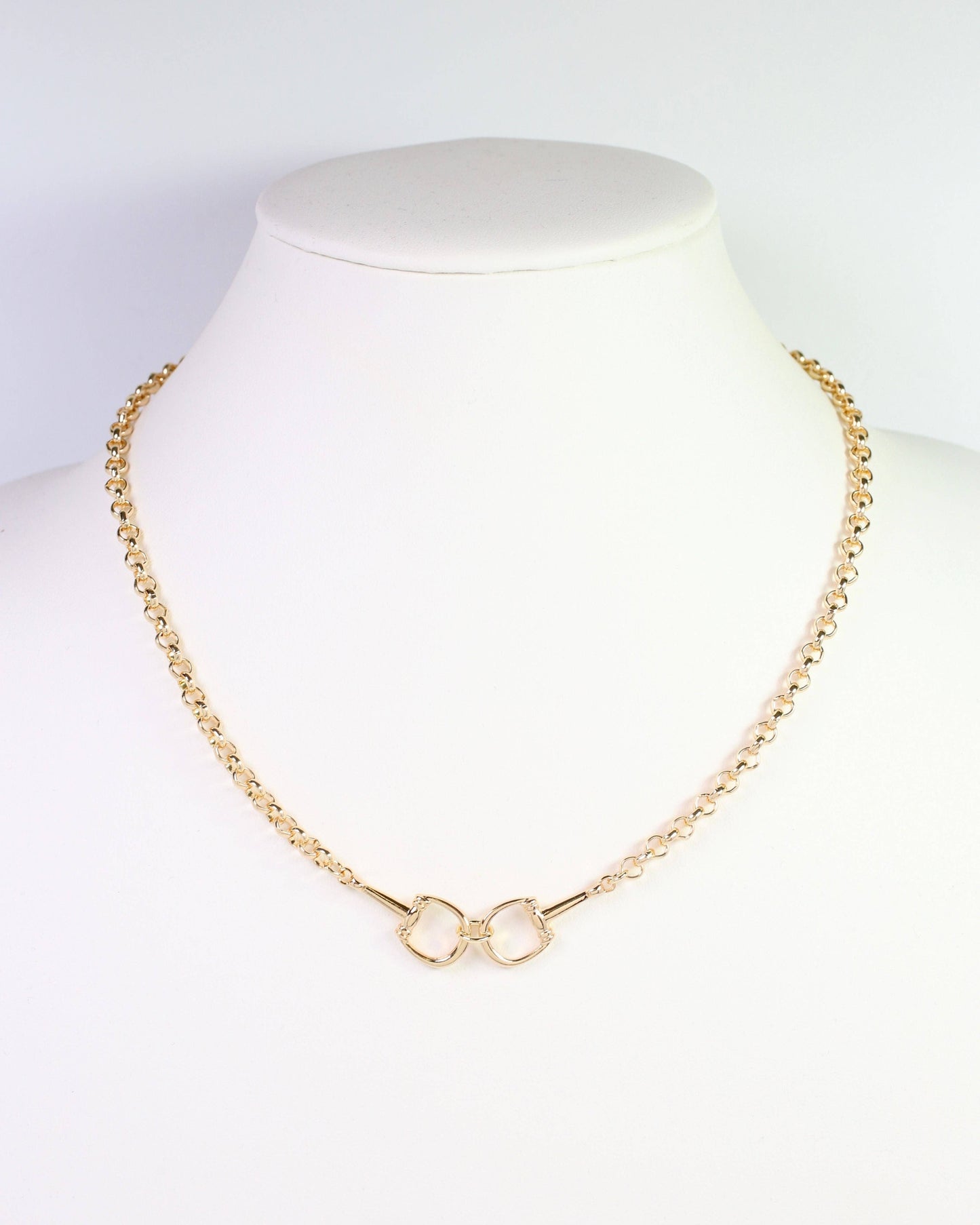Boyer Double Horsebit Necklace