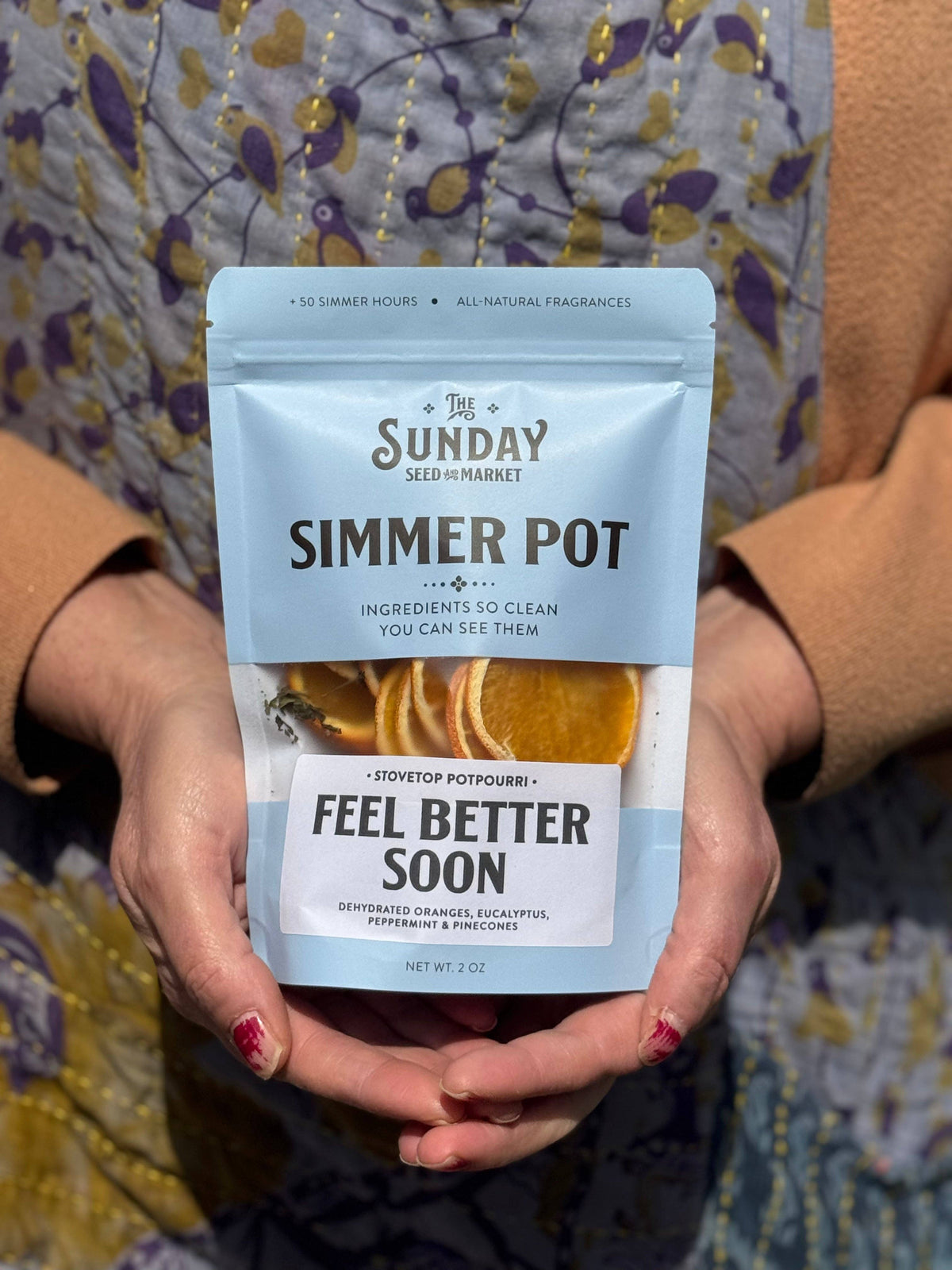Feel Better Soon Simmer Pot | Orange Peppermint Eucalyptus