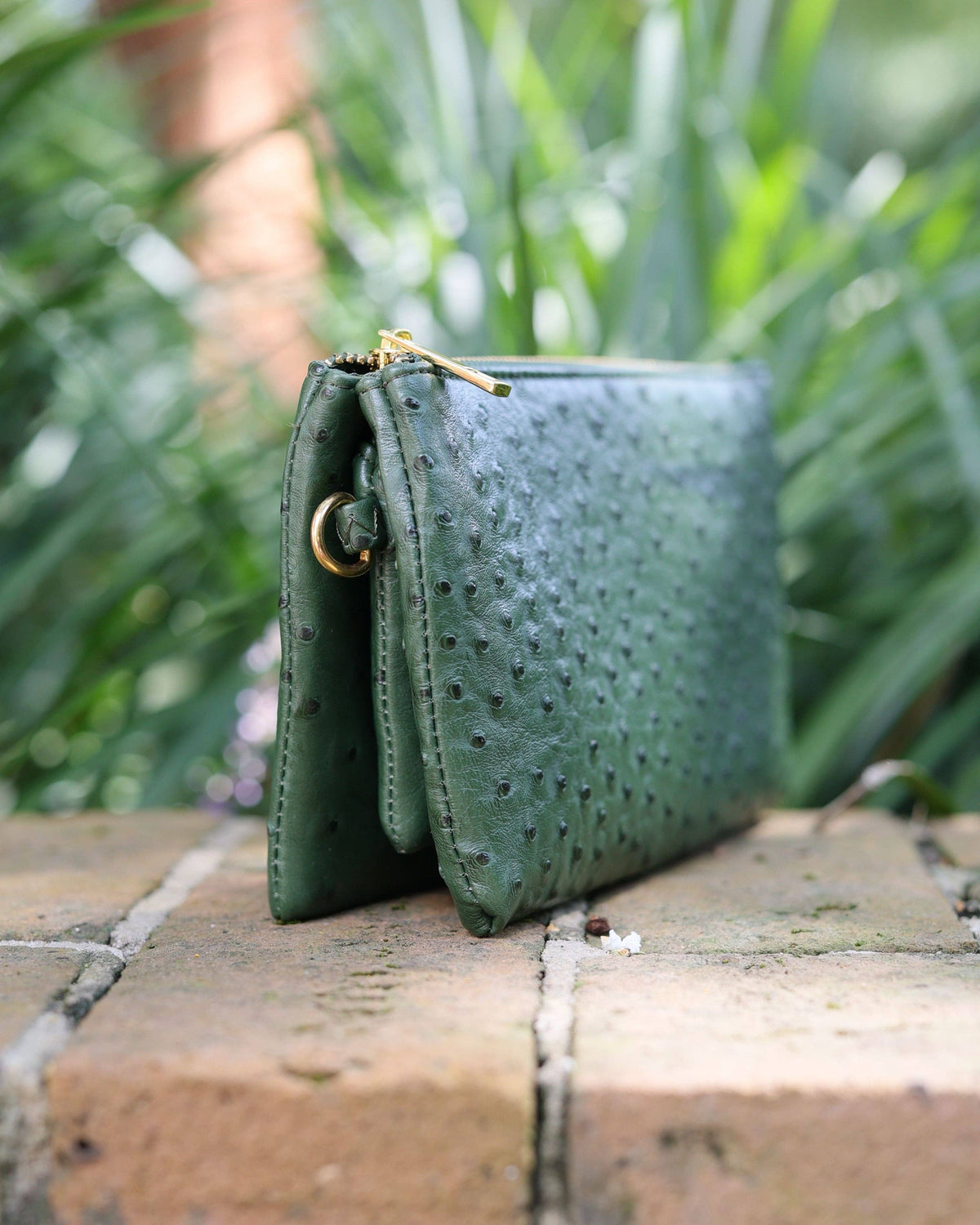 Liz Crossbody in Hunter Green
