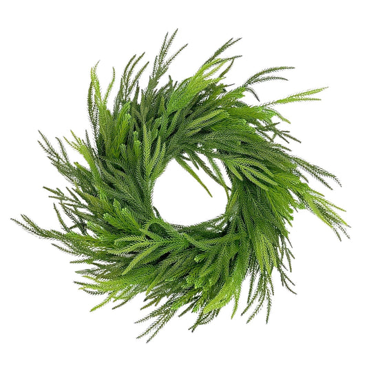 Norfolk Pine Wreath, 22"