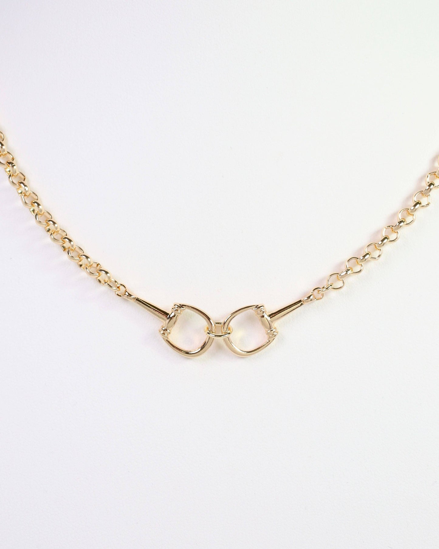 Boyer Double Horsebit Necklace