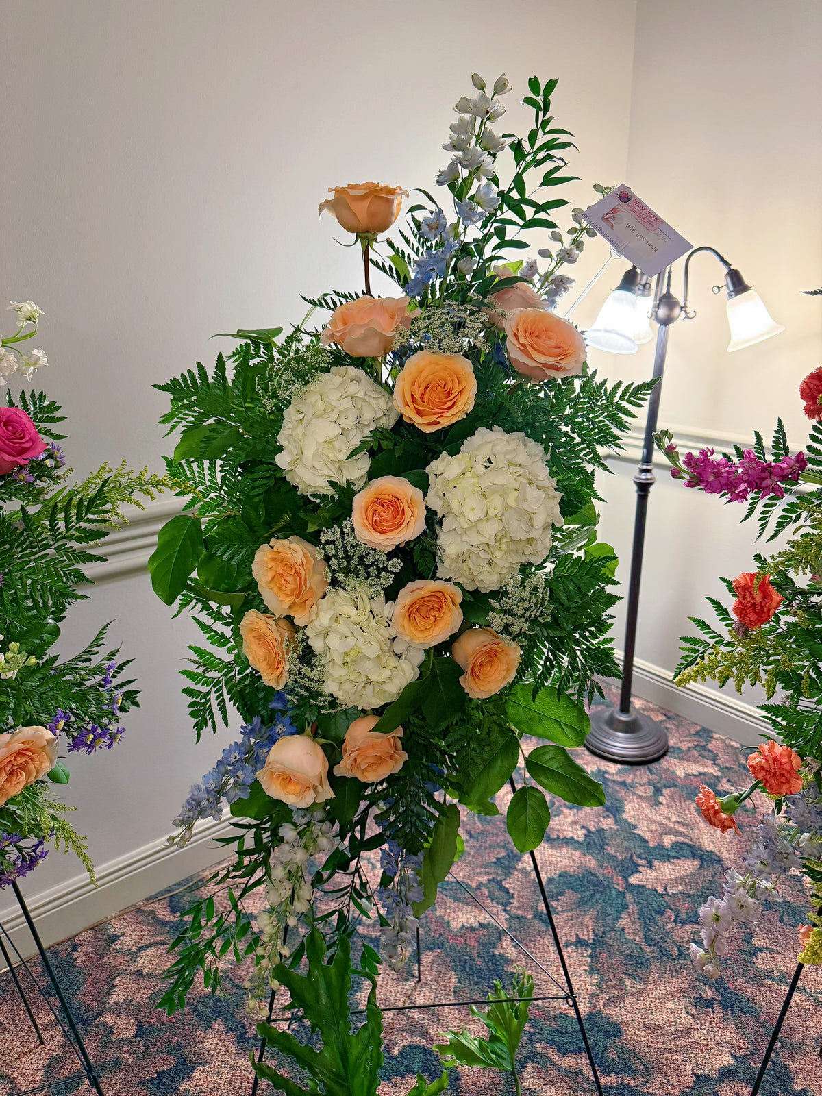 Fresh Flower Standing Spray - Designers Choice