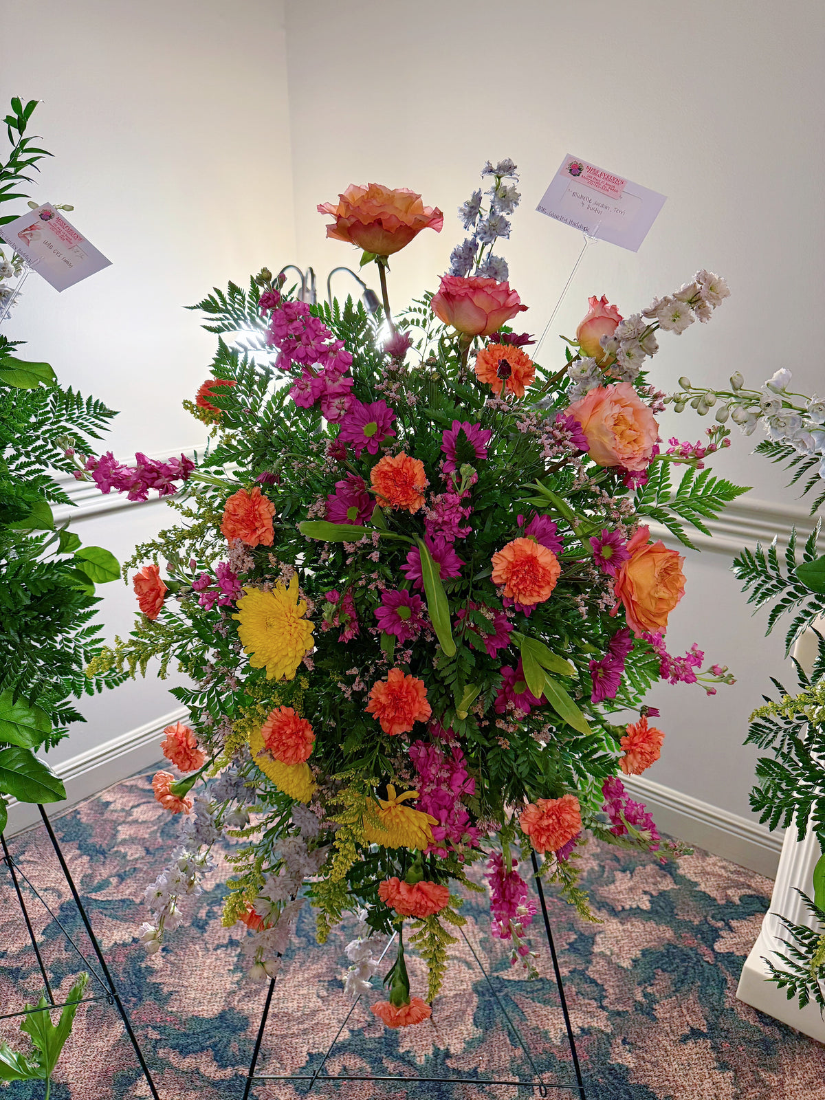 Fresh Flower Standing Spray - Designers Choice