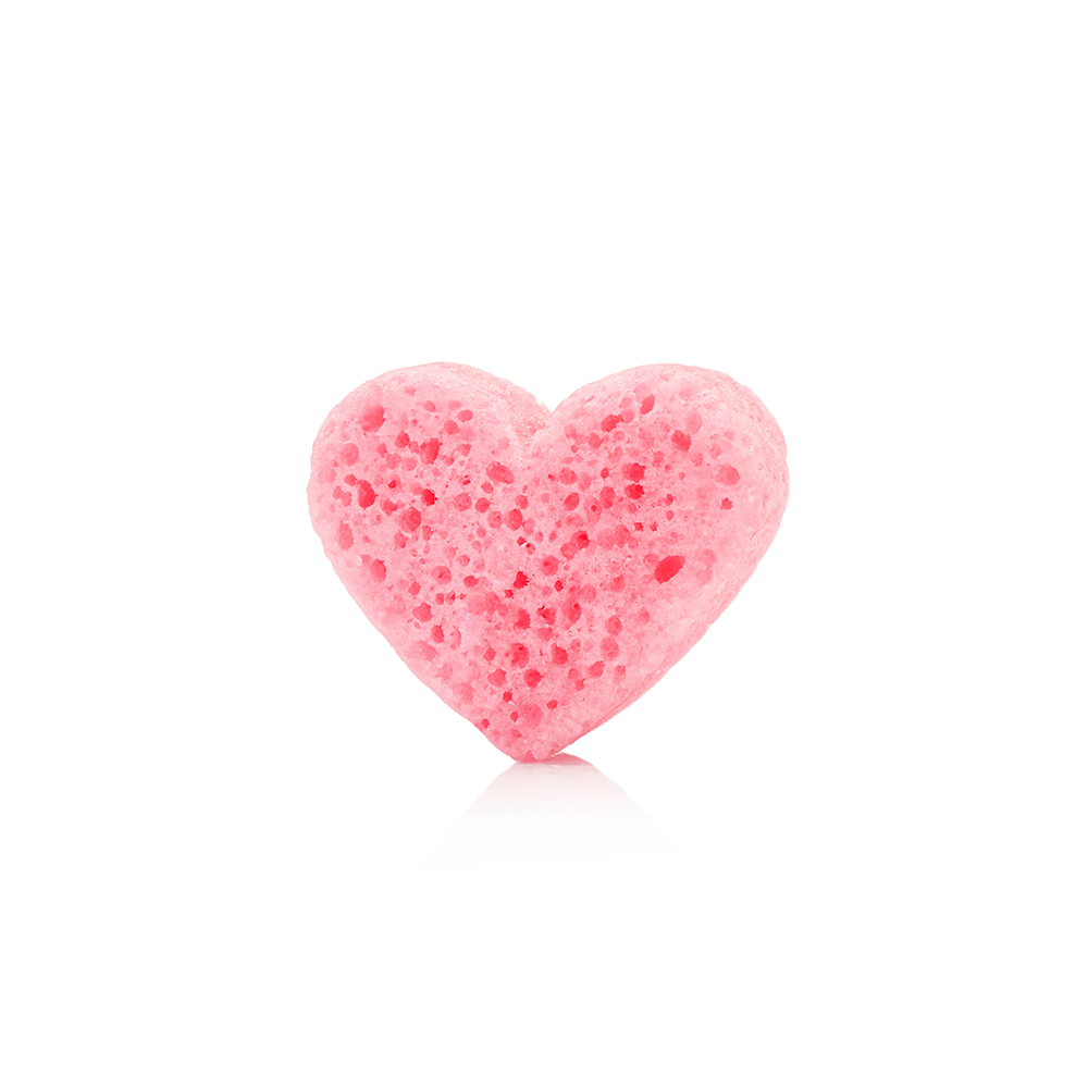 Heart Shaped Spongellé Travel Buffer Trio Gift Set