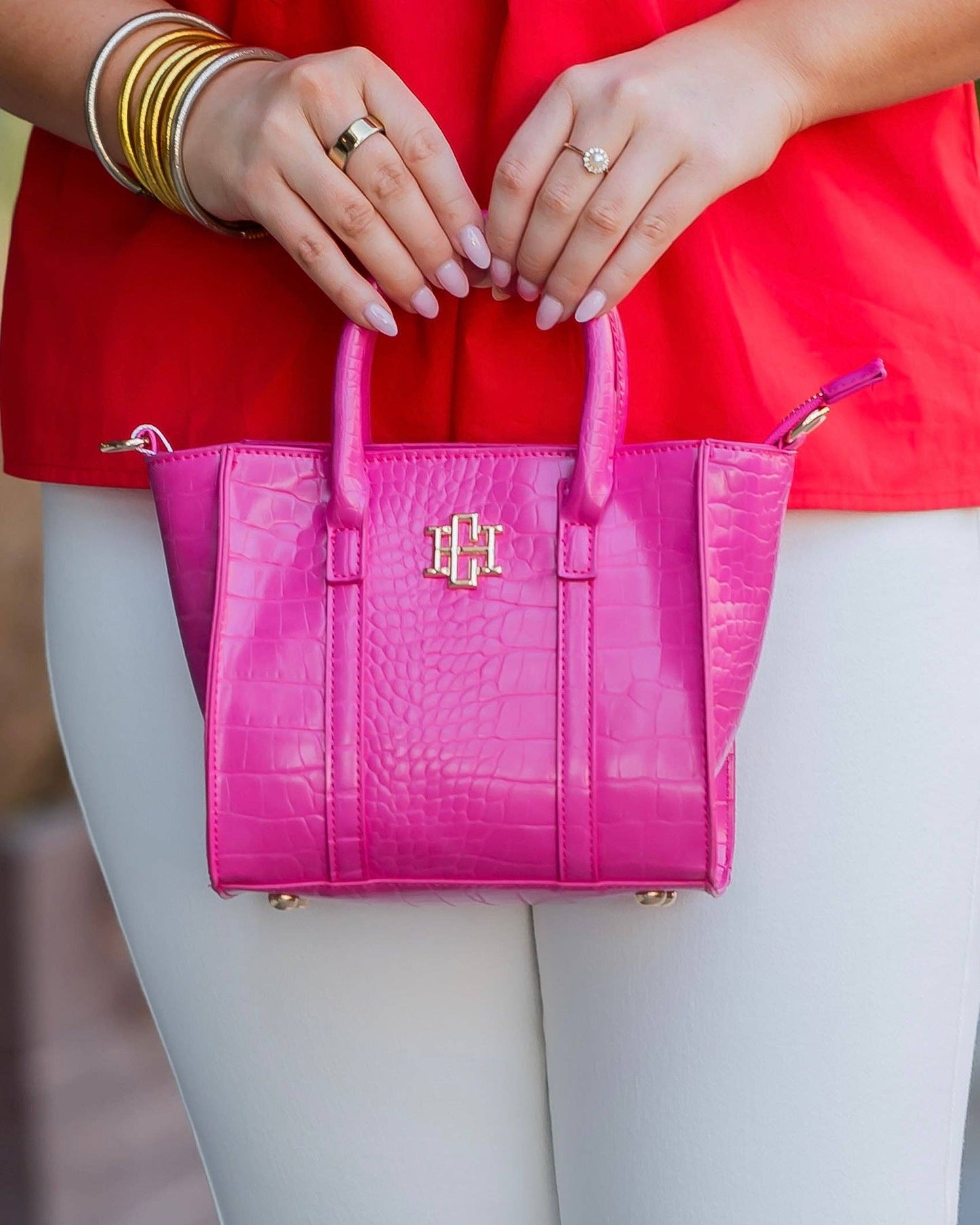 Merritt Mini Tote Hot Pink