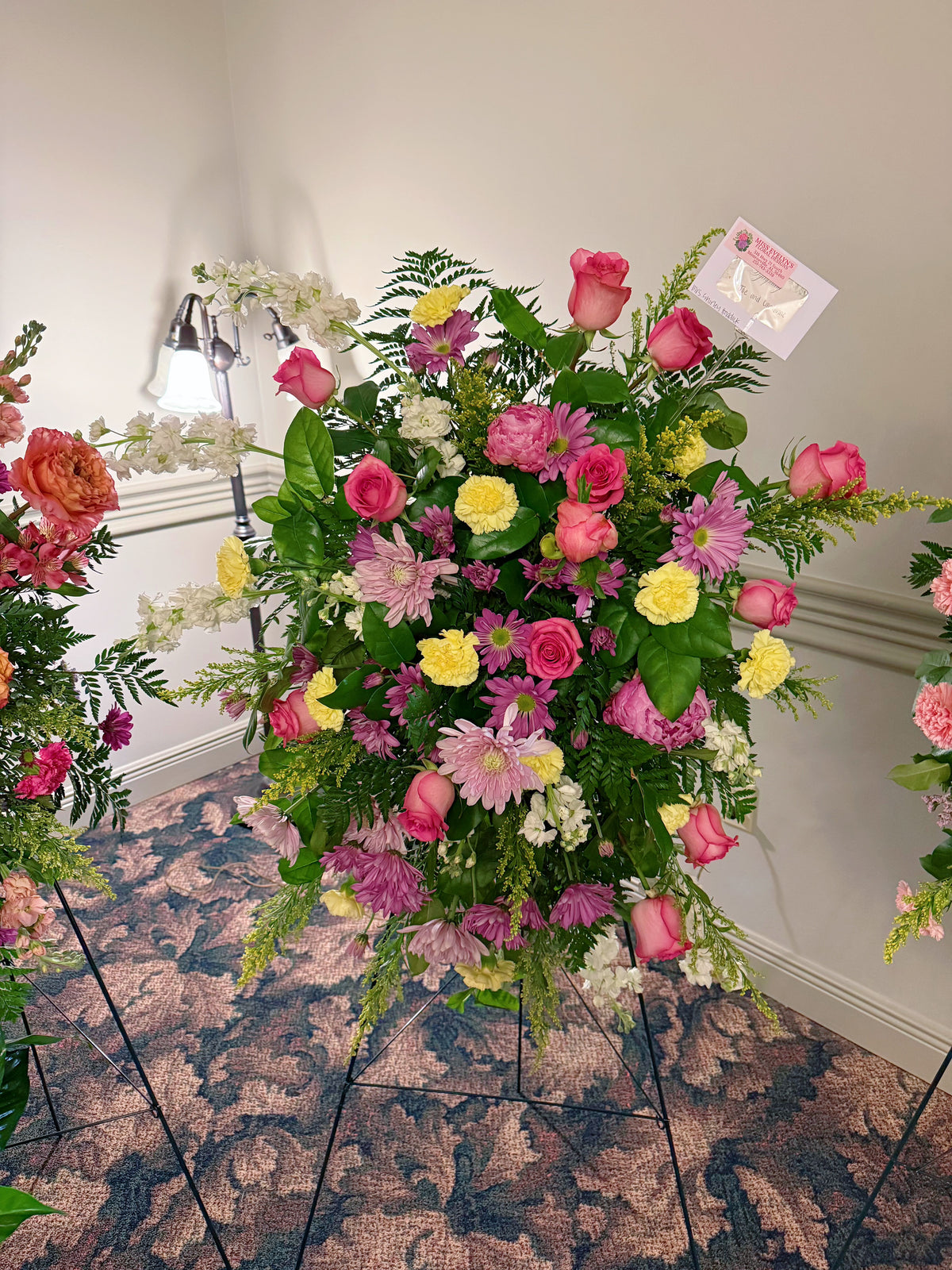 Fresh Flower Standing Spray - Designers Choice