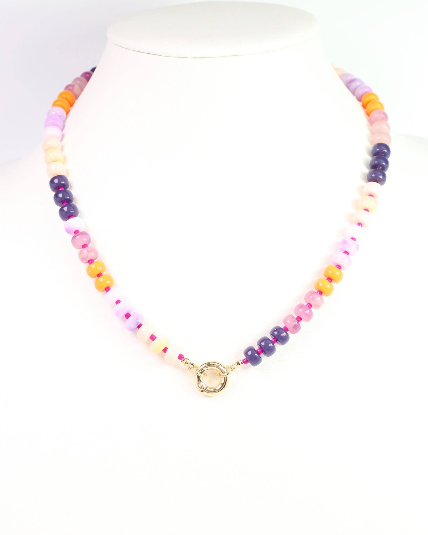 Iris Beaded Necklace