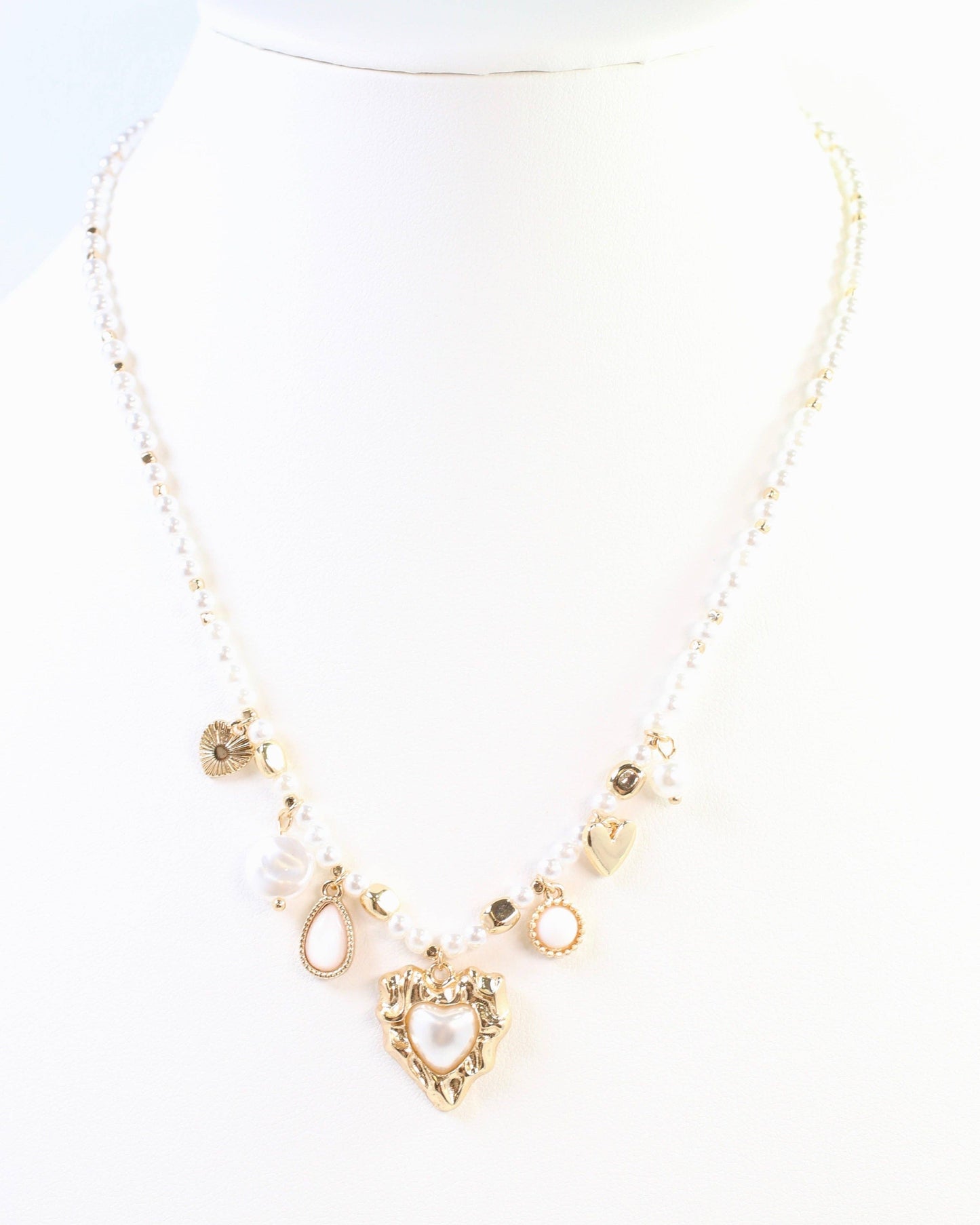 Selma Pearl Charm Necklace