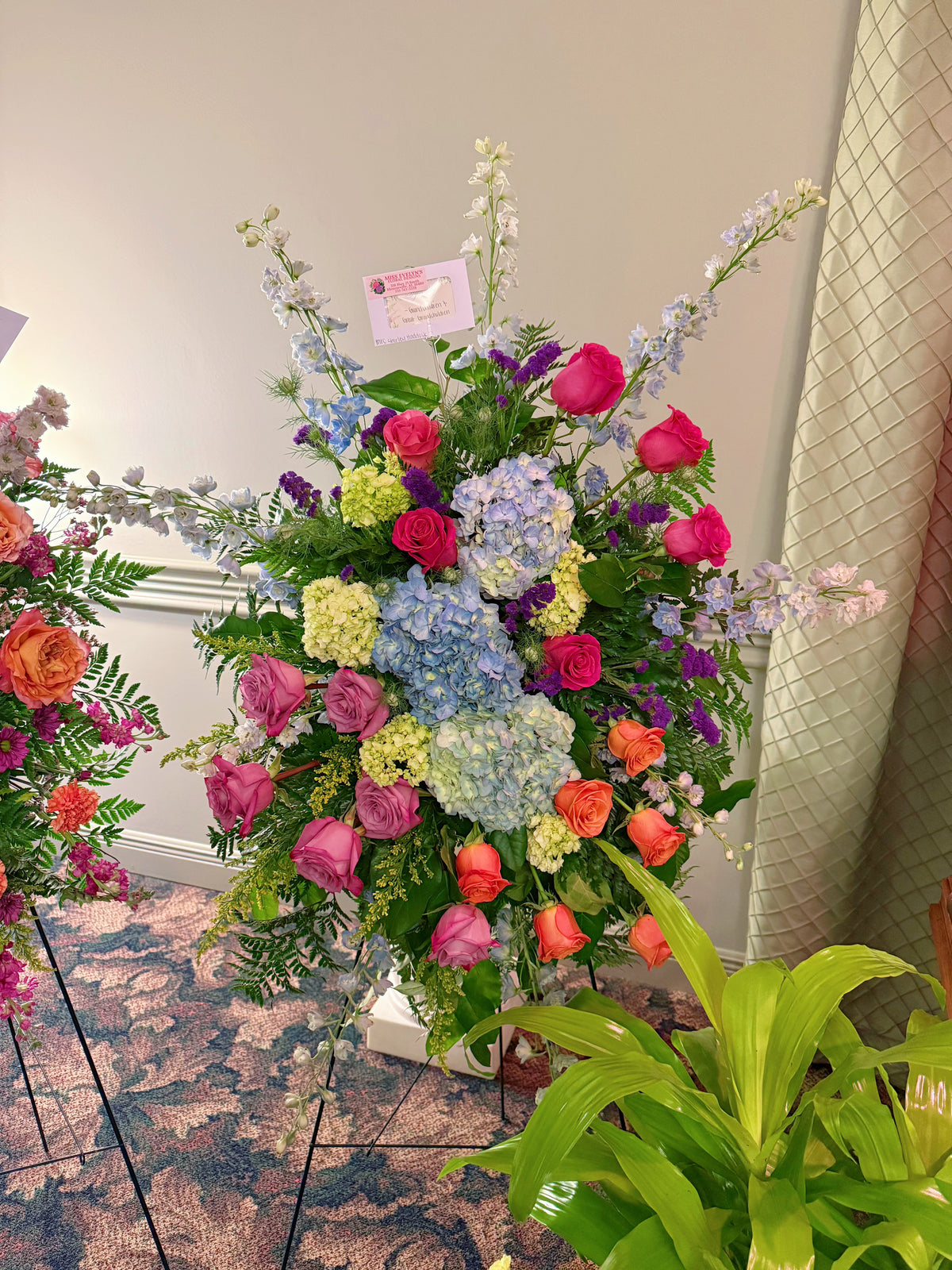 Fresh Flower Standing Spray - Designers Choice