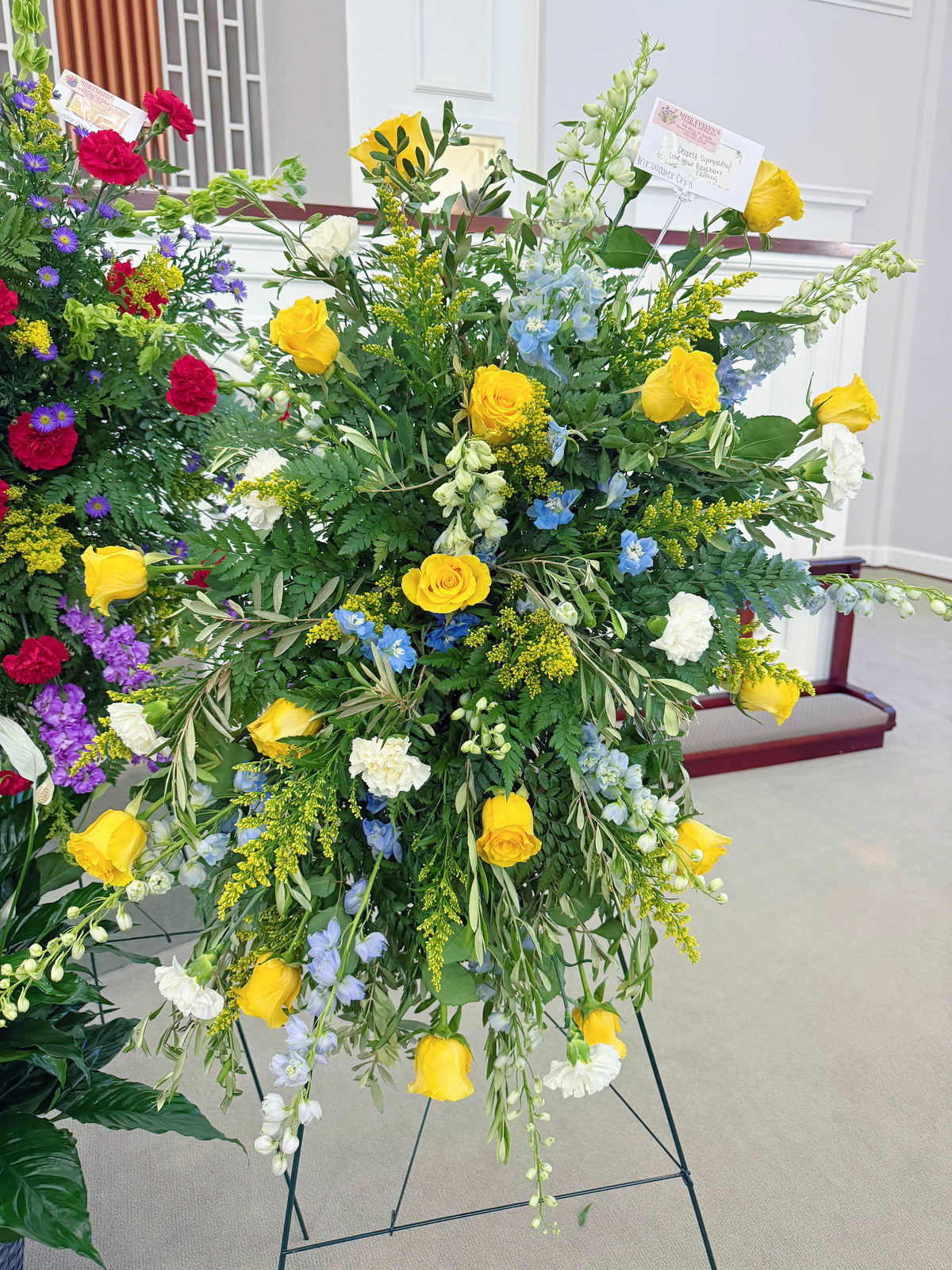 Fresh Flower Standing Spray - Designers Choice