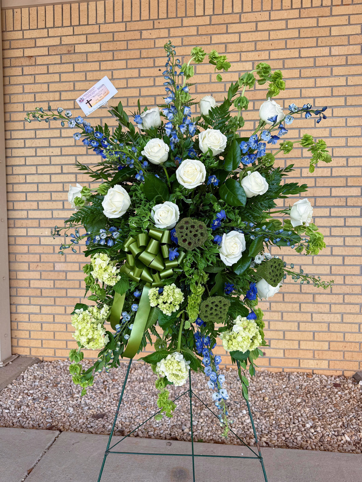 Fresh Flower Standing Spray - Designers Choice