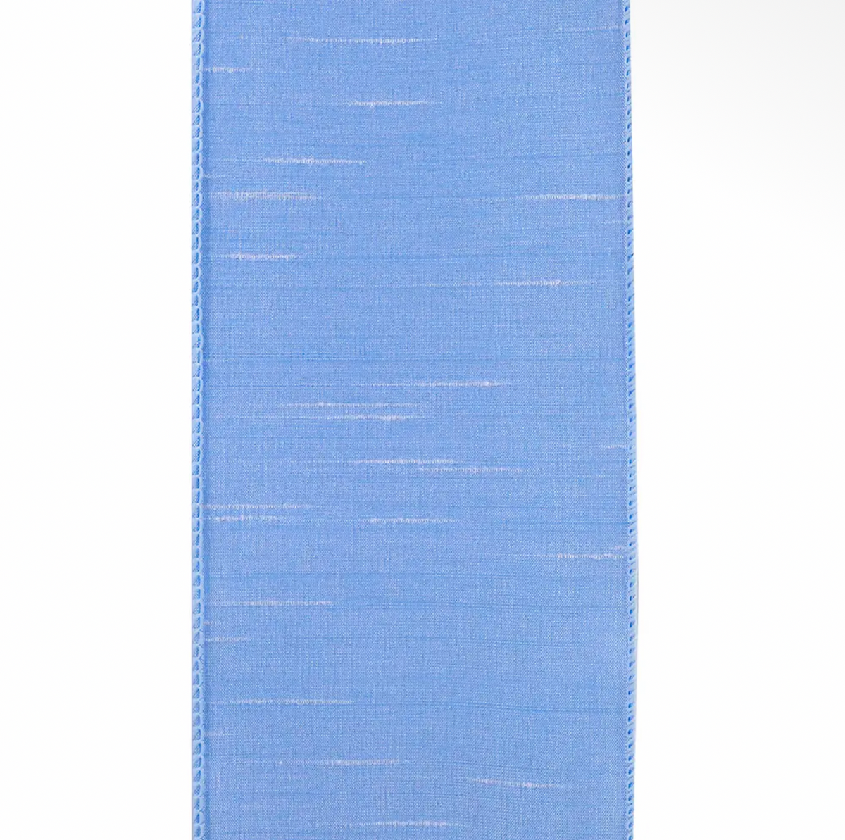 Dupioni Supreme Wired Edge, Light Blue, 4inx10yard