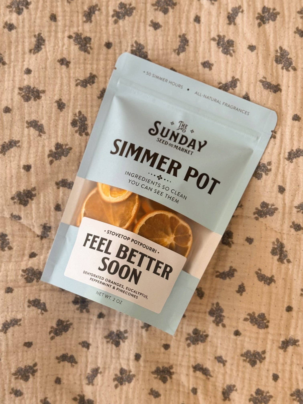 Feel Better Soon Simmer Pot | Orange Peppermint Eucalyptus