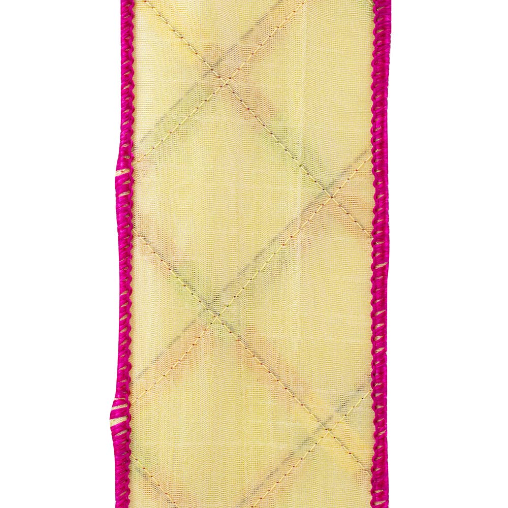 Rainbow Lattice Hemmy Wired Edge, Multi, 2-1/2 In, 5 Yards