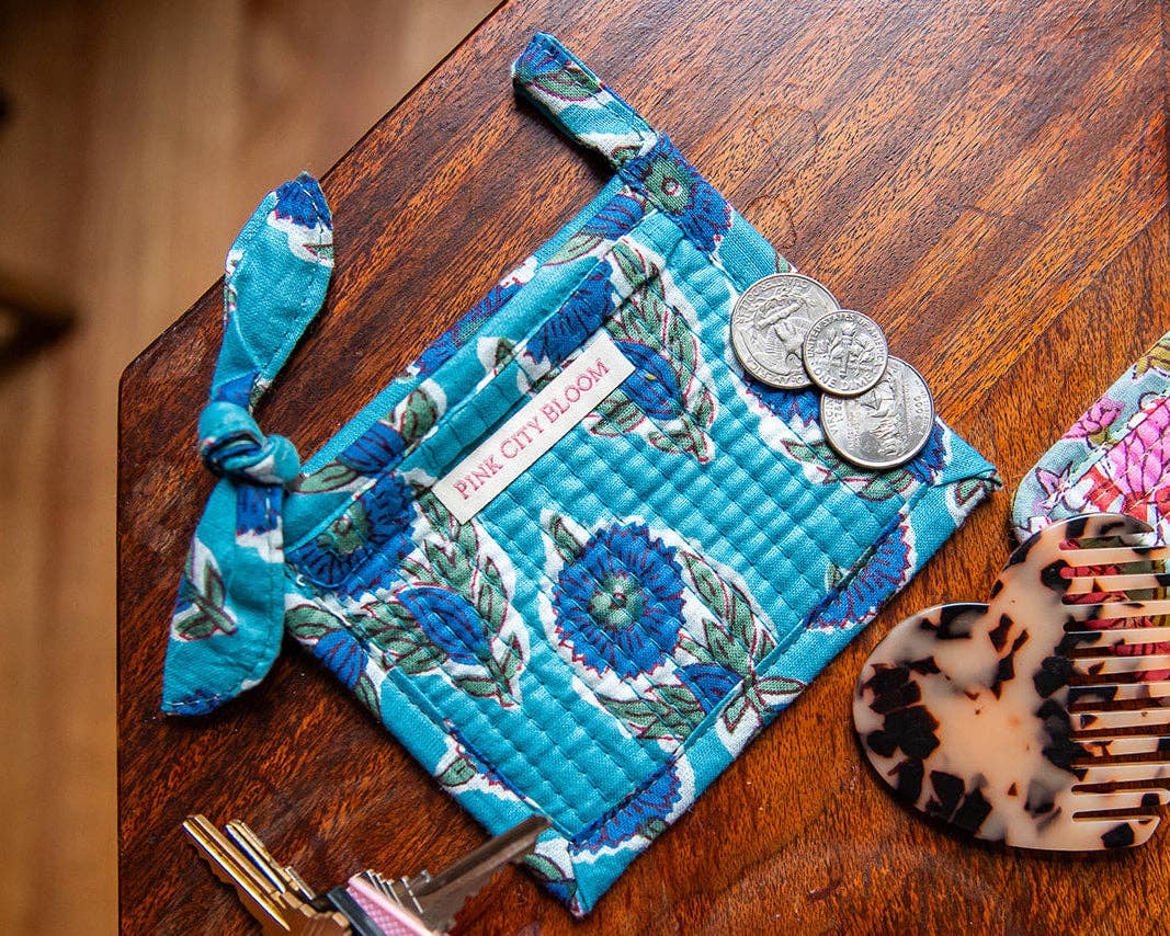 Coin Pouch in Garden Bloom